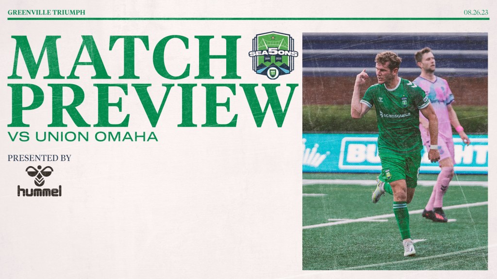 Match Preview of Greenville Triumph vs Union Omaha is presented by hummel.