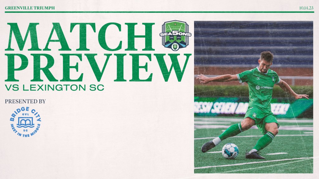 Match Preview for Greenville vs Lexington is presented by Bridge City Coffee.
